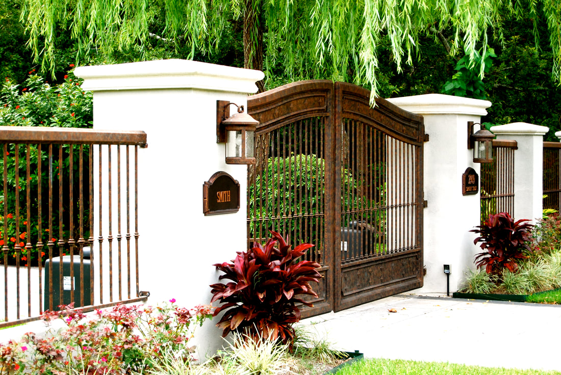 Wrought Iron Gates | Courtyard Gate Design | Wrought Iron ...